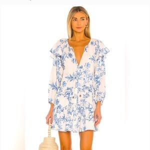 Free people Ballon sleeve dress
